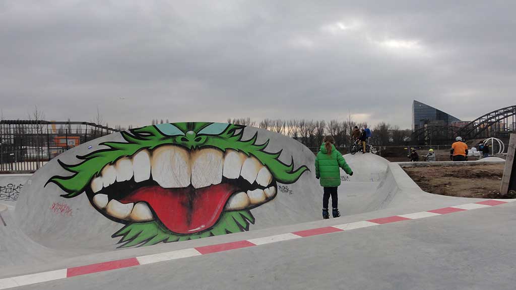 Der neue Skatepark in Frankfurt am Main