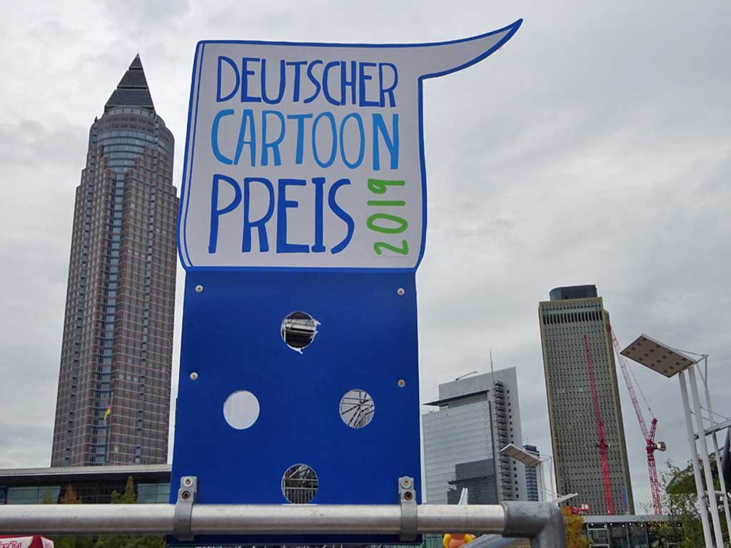 Deutscher Cartoonpreis 2019 auf der Frankfurter Buchmesse