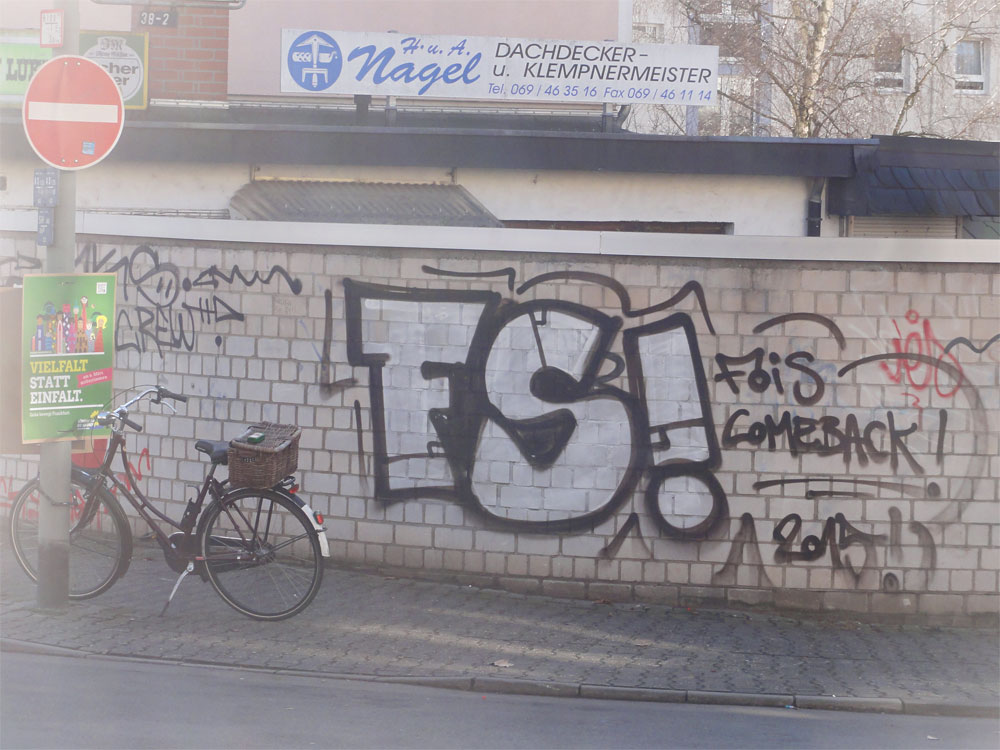 Die Straßenkunst und das Fahrrad