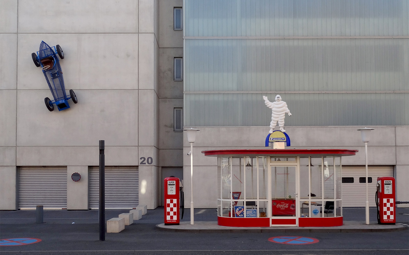 STARLUX Total Super Doppelte Garage Mit Tankstelle – 102x101x44 Cm, Mit 3- & 4-stöckigen Parkplätzen | Für Matchbox & Kleine Autos