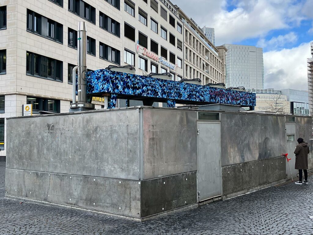 Ehemaliger Haupteingang zum U60311 in Frankfurt