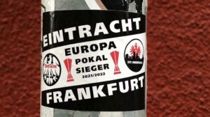 Aufkleber: Eintracht Frankfurt Europapokalsieger 2021/2022