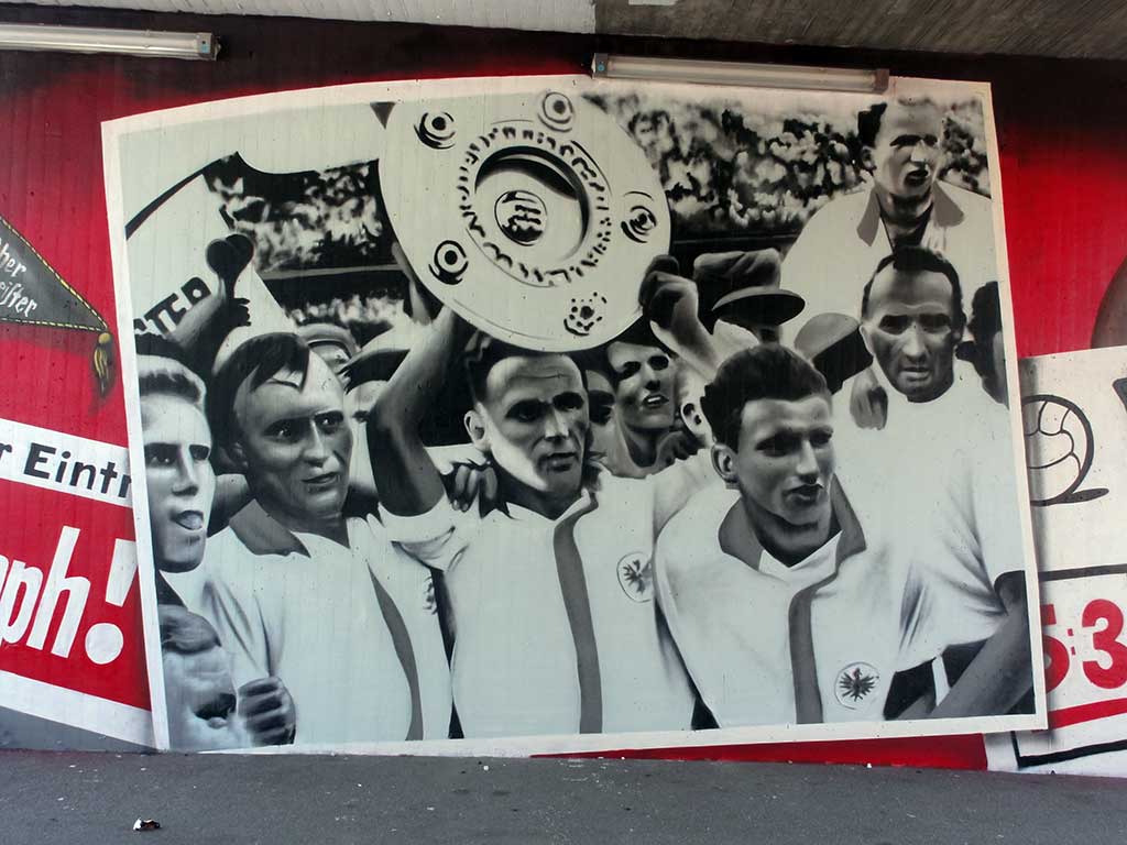 Eintracht Frankfurt Deutscher Meister 1959 Graffiti