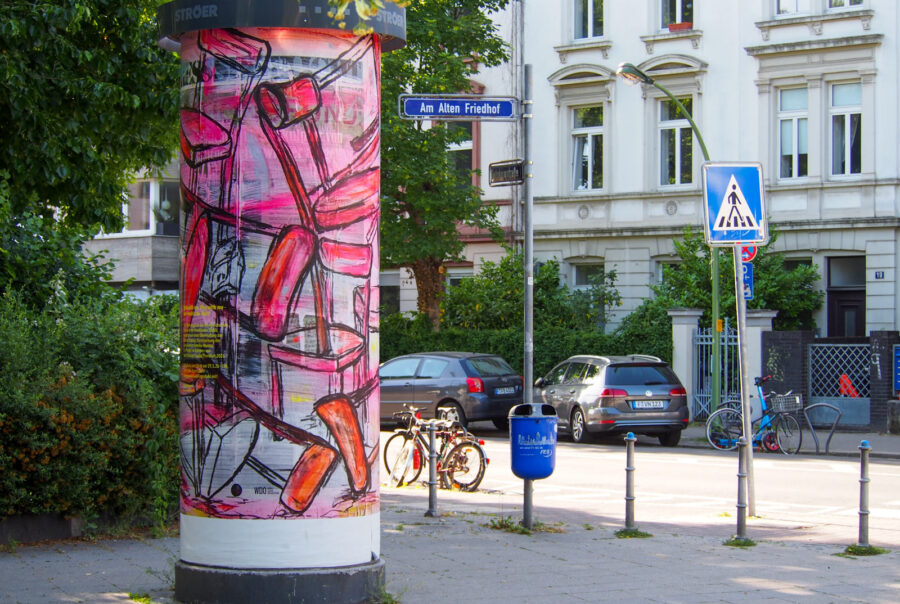 Frankfurter KunstSäule: Julia Roppel – Work with me, play with me – der Frankfurter Stuhl