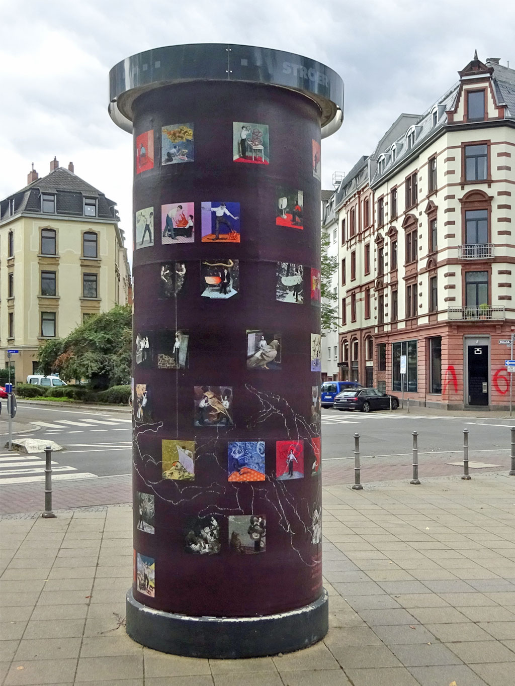 Frankfurter KunstSäule von Jakob Roepke