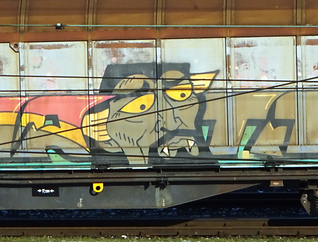 Freight Train Graffiti Frankfurt