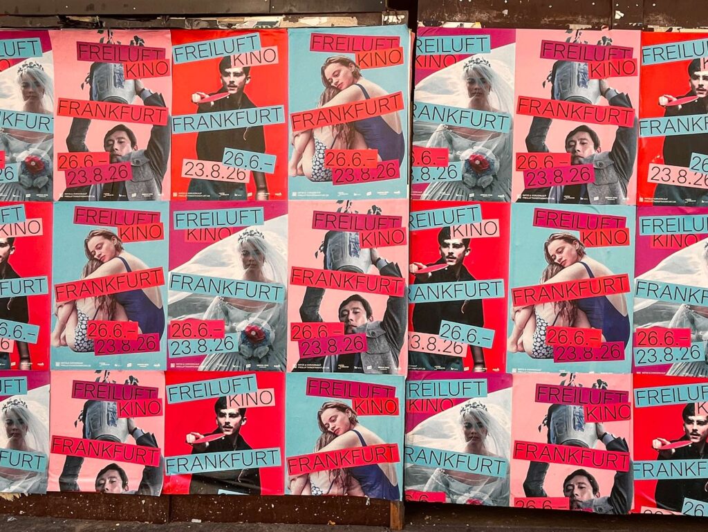 Plakatdesign in Frankfurt: Freiluftkino Frankfurt