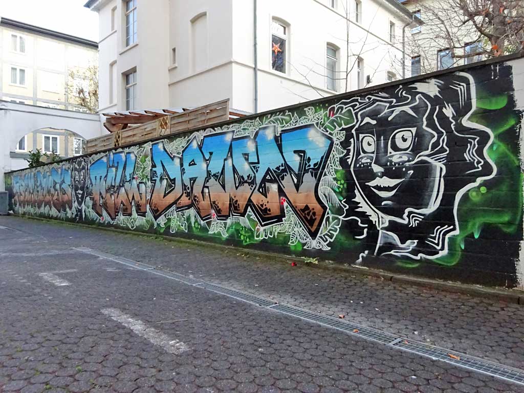 From Dusk Till Dawn Graffiti-Wandbild im Oeder Weg in Frankfurt
