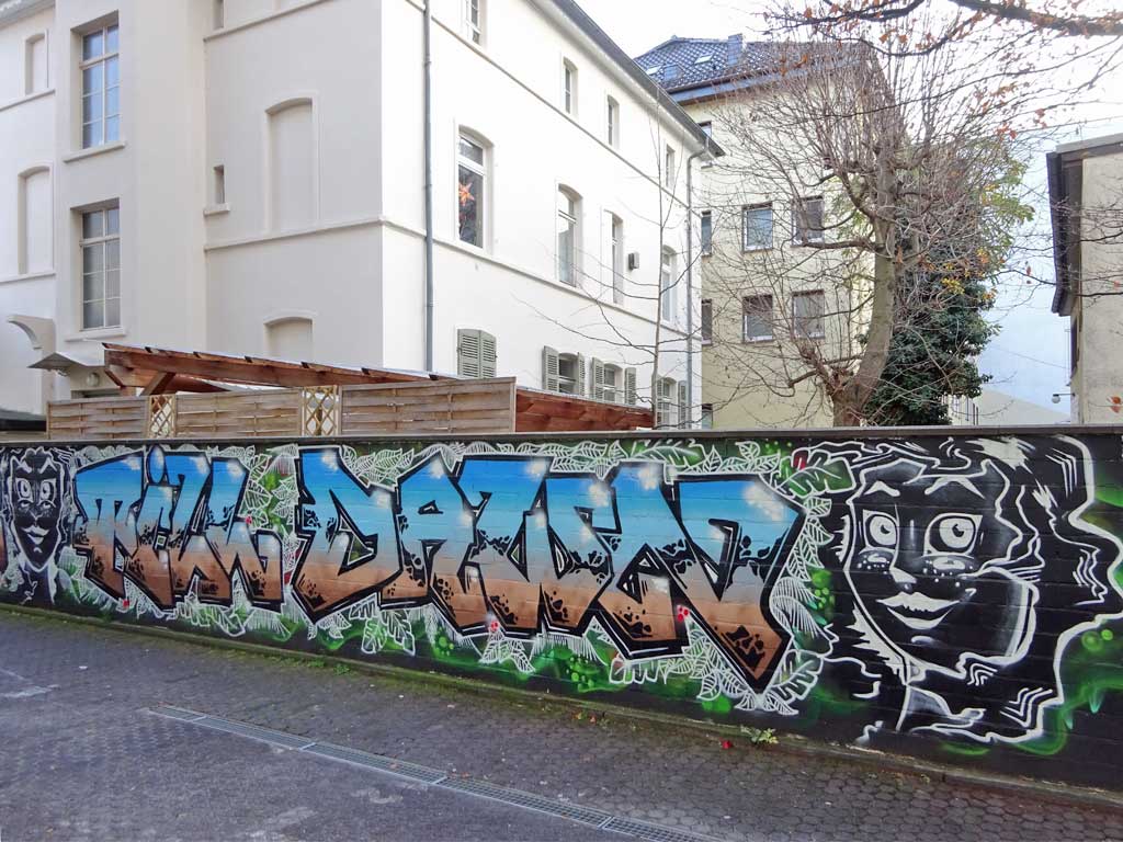 From Dusk Till Dawn Graffiti-Wandbild im Oeder Weg in Frankfurt