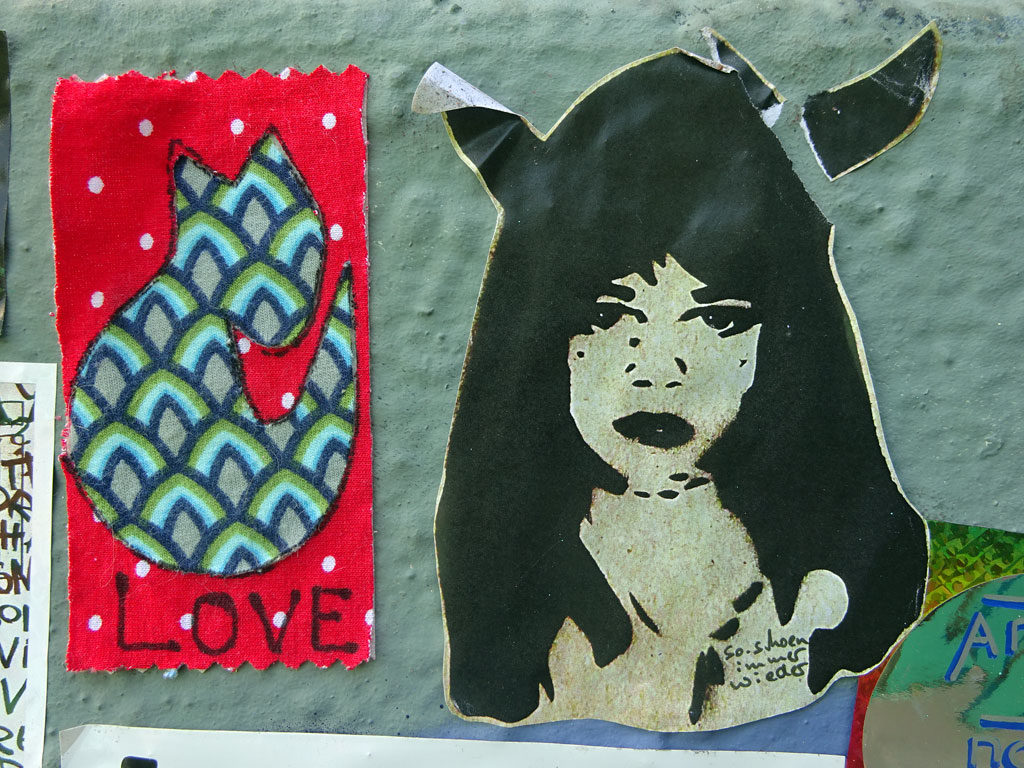 Sticker-Art rund um den Brückenkopf Mainz-Kastel