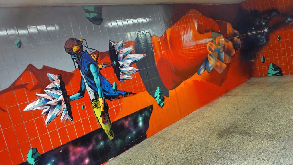 Galluswarte - Gestaltung des Zugangs zu den Gleisen