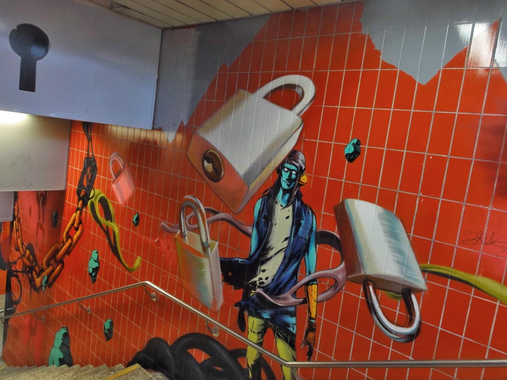 Galluswarte - Gestaltung des Zugangs zu den Gleisen