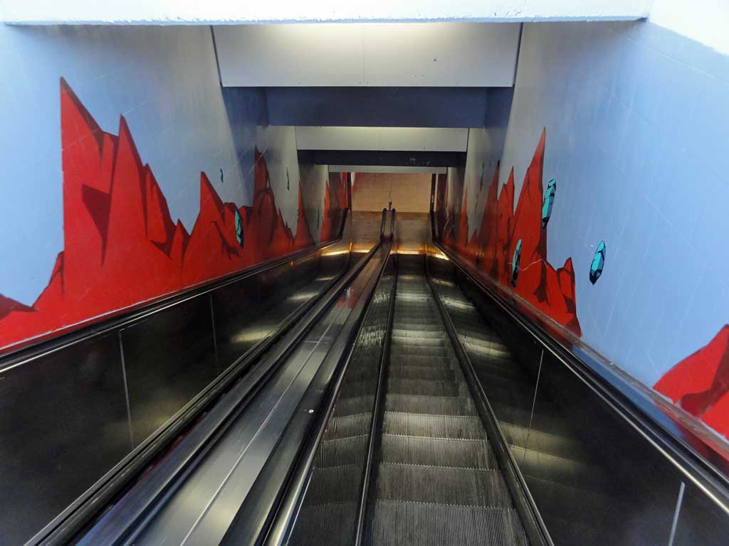 Galluswarte - Gestaltung des Zugangs zu den Gleisen