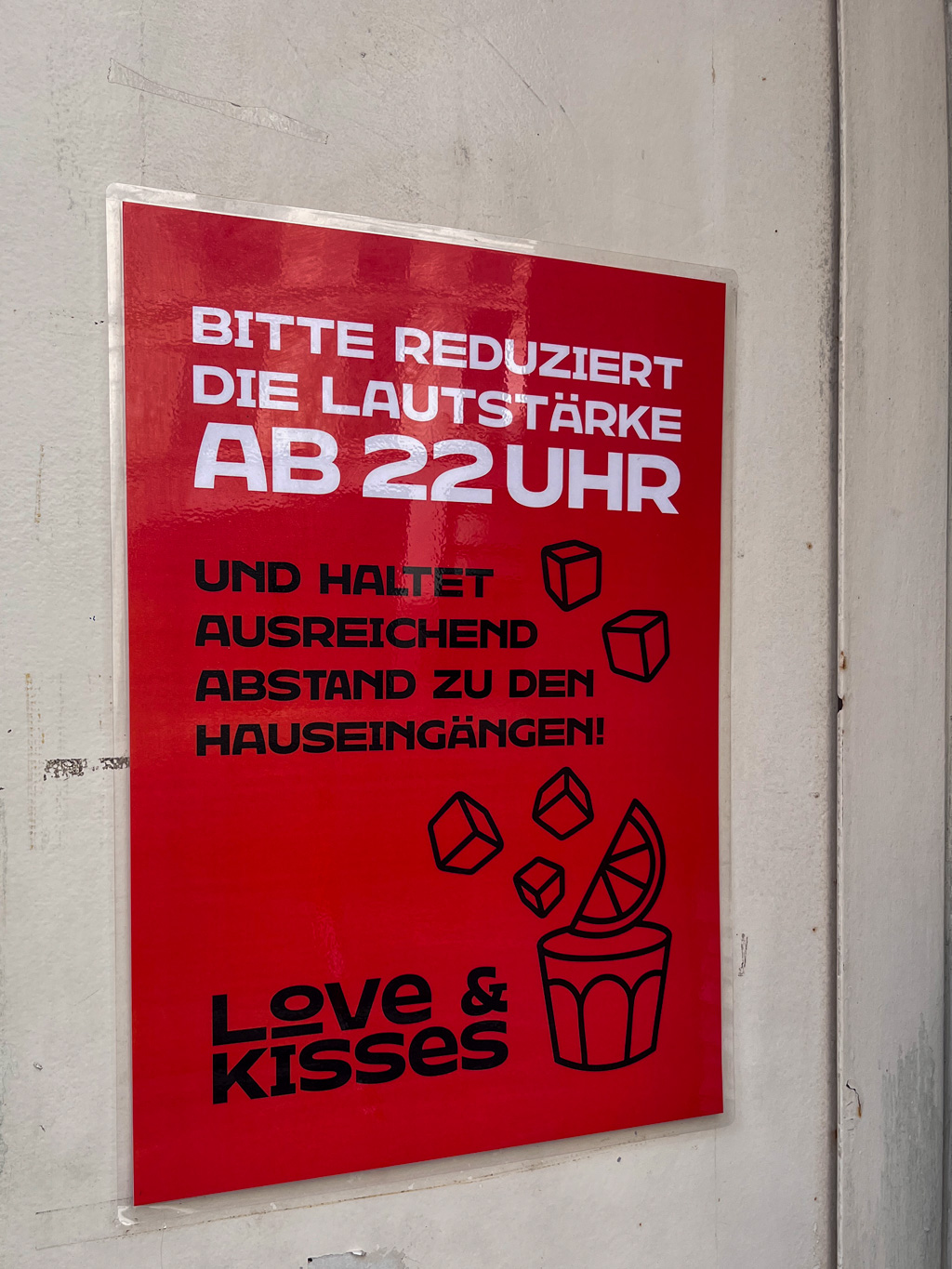 Gastronomie und Lärm in Frankfurt – Bitte reduziert die Lautstärke ab 22 Uhr.