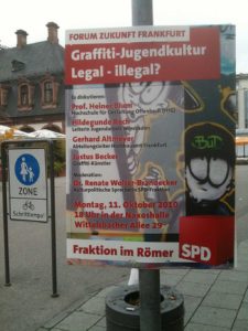 Graffiti-Jugenkultur Legal - illegal?