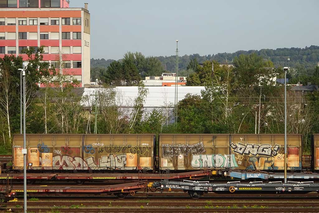 Güterzüge-Graffiti