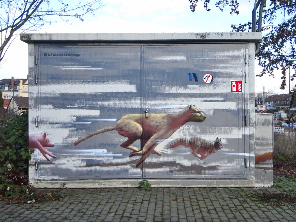 Streetart von Guido Zimmermann in Bad Vilbel