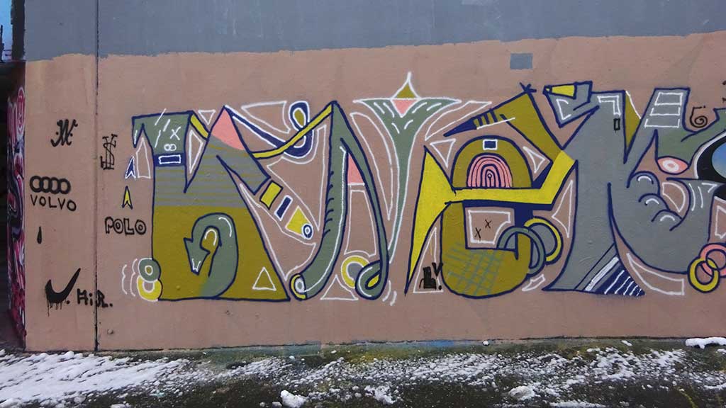 Hall of Fame am Ratswegkreisel in Frankfurt - Januar 2021