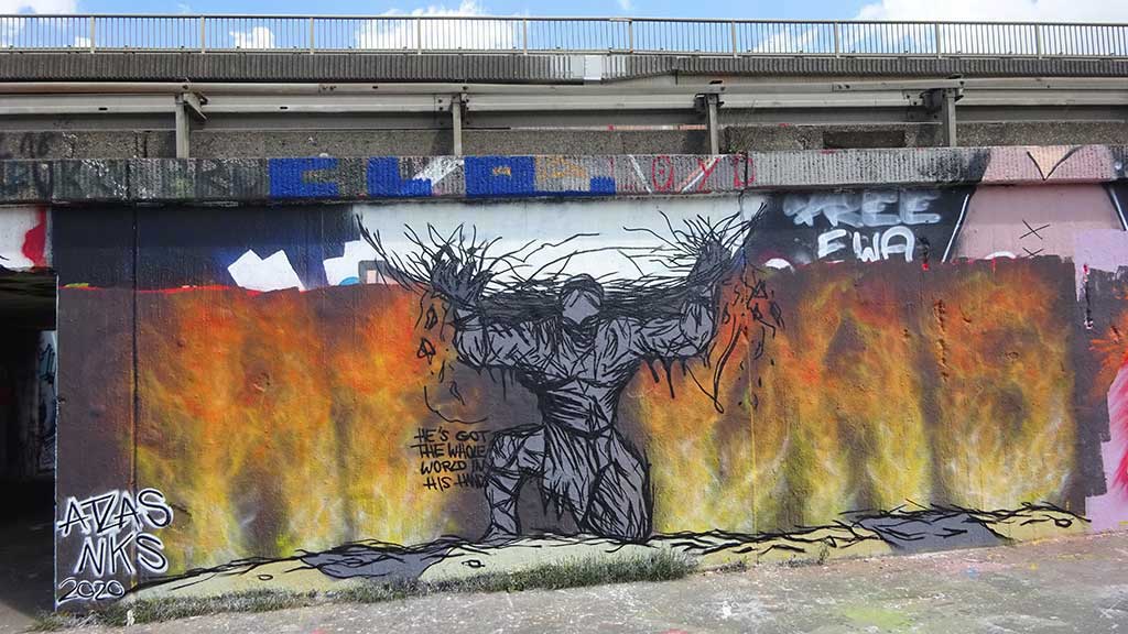 Hall of Fame in Frankfurt am Ratswegkreisel in Frankfurt am Main