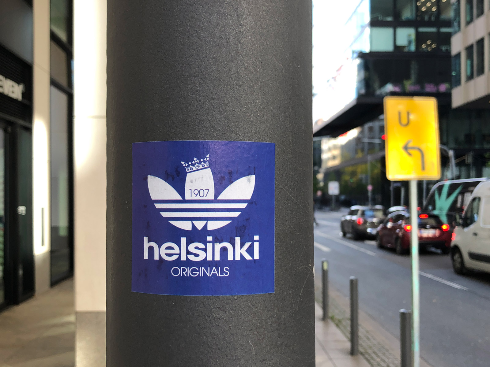 Helsinki Originals - Adidas Rebranding Logo Aufkleber