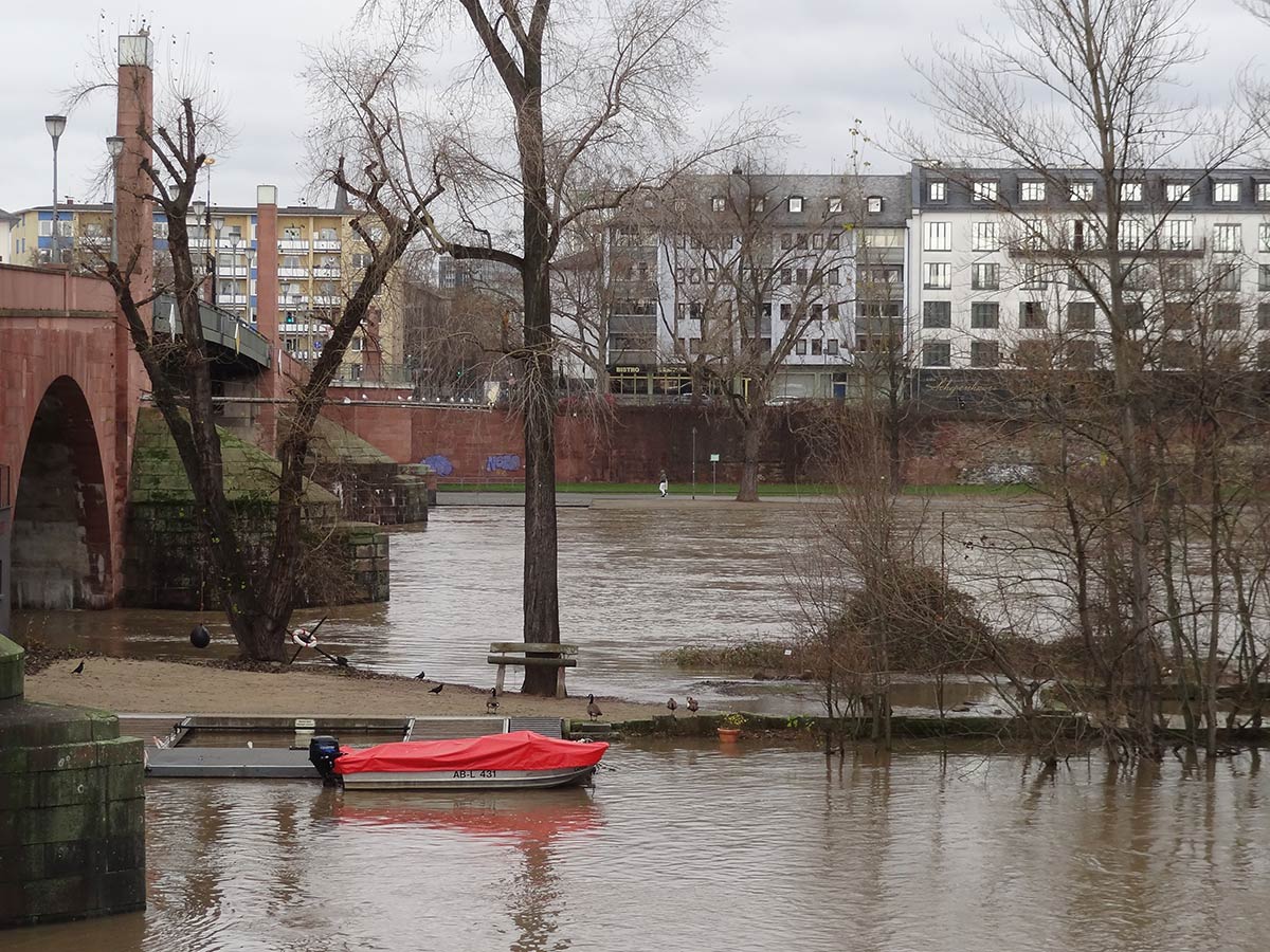 Hochwasser in Frankfurt