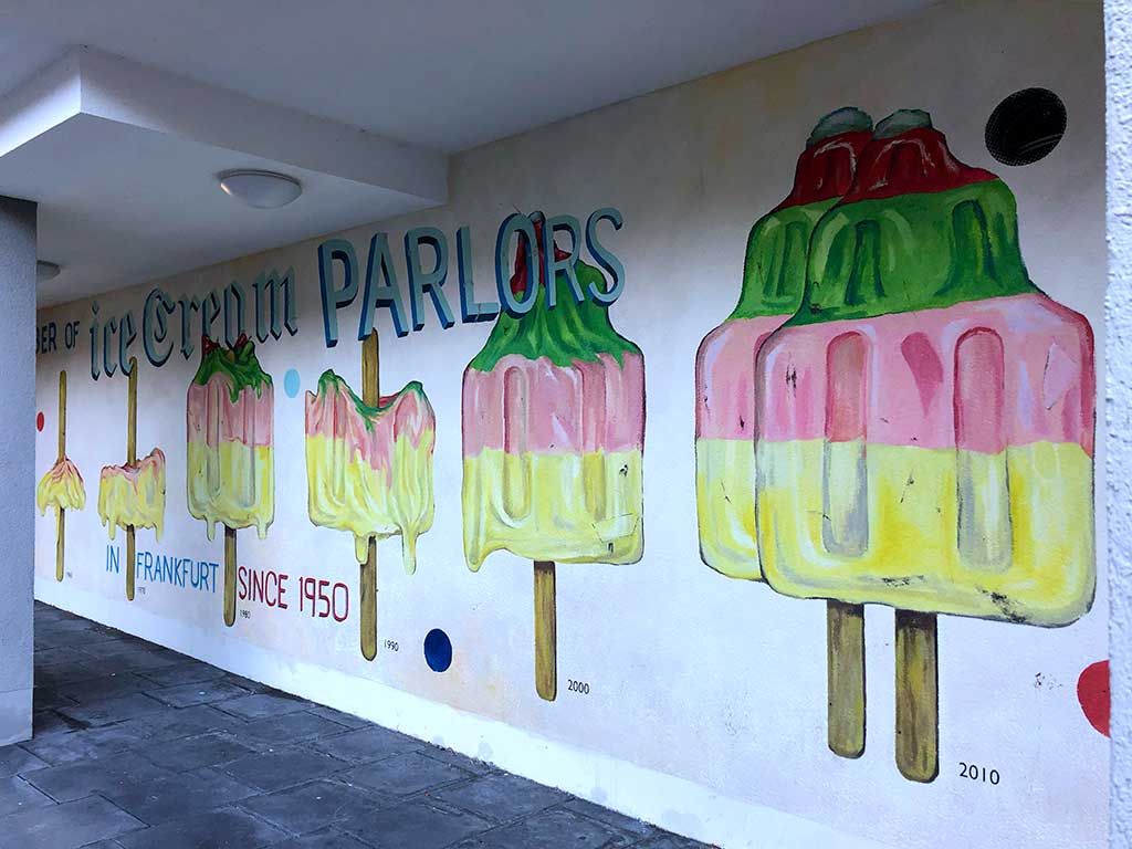 Stefan Sagmeister - Ice Cream Parlors in Frankfurt since 1950