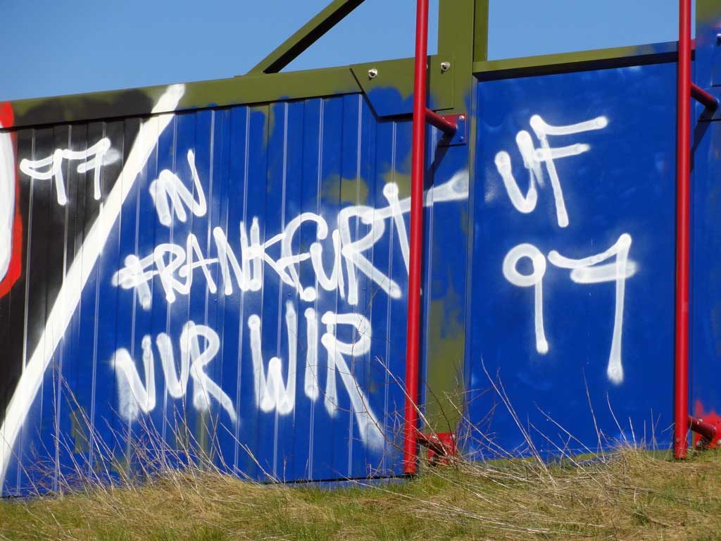 In Frankfurt nur wir