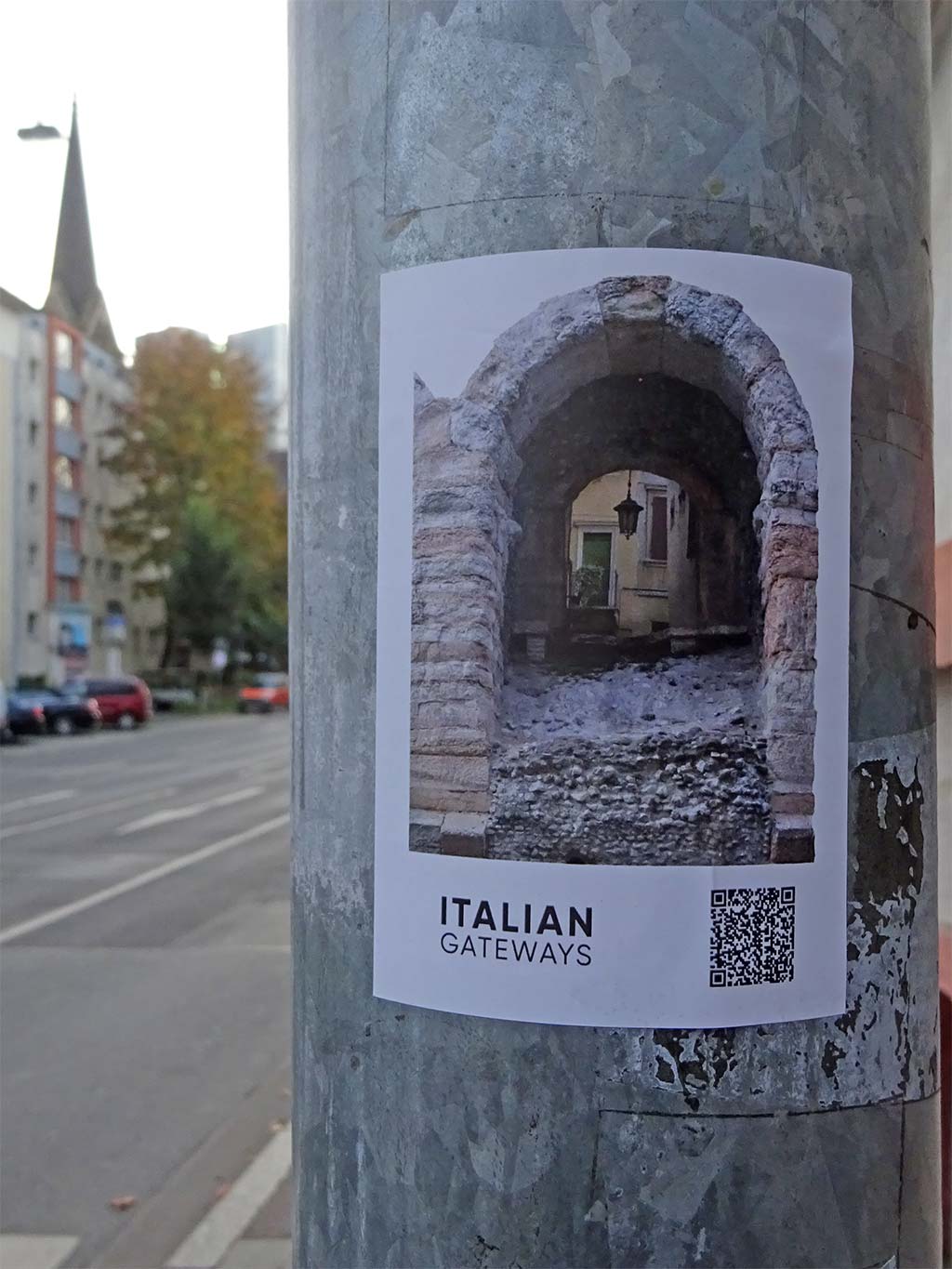 Italian Gateways - Urban Art von Sbagliato in Frankfurt