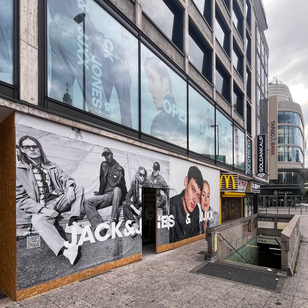 Jack-&-Jones-Geschäft an der Hauptwache in Frankfurt