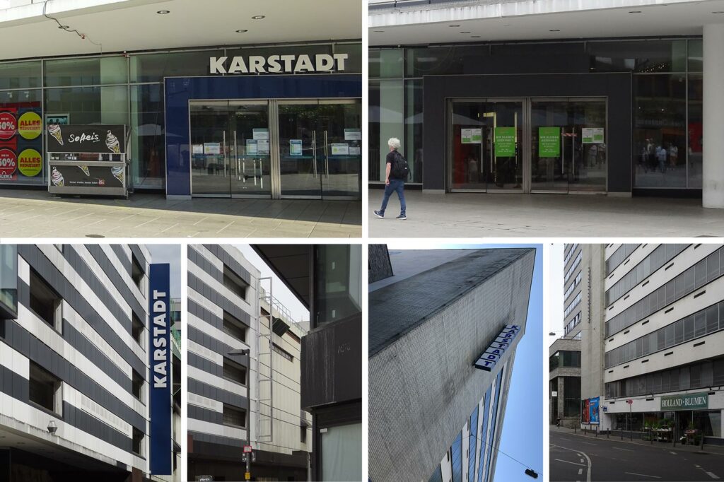Karstadt auf der Zeil in Frankfurt - geöffnet und geschlossen