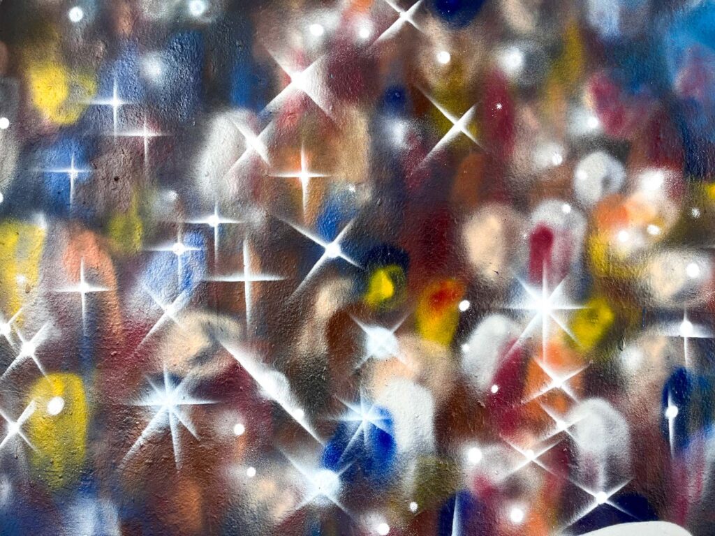 UrbanArt an Freiluftgalerie an der Friedensbrücke in Frankfurt - Kendrick Lamar