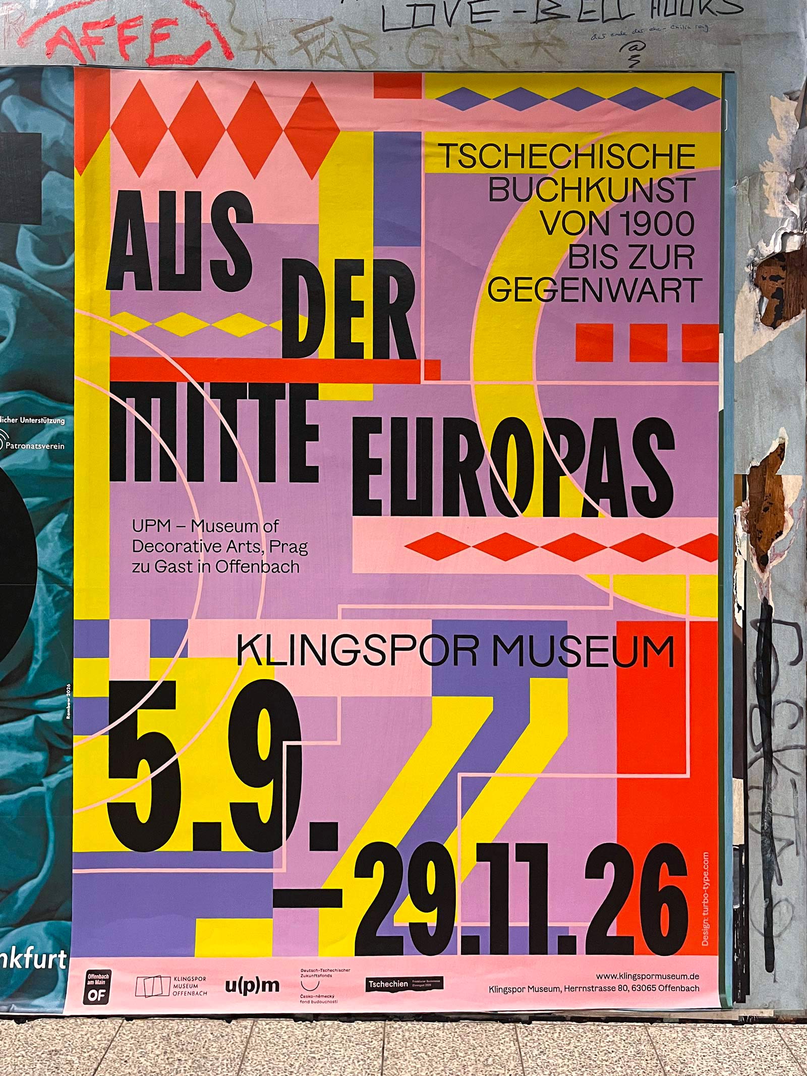 Plakatdesign in Frankfurt: Klingspor Museum (Offenbach) – Aus der Mitte Europas