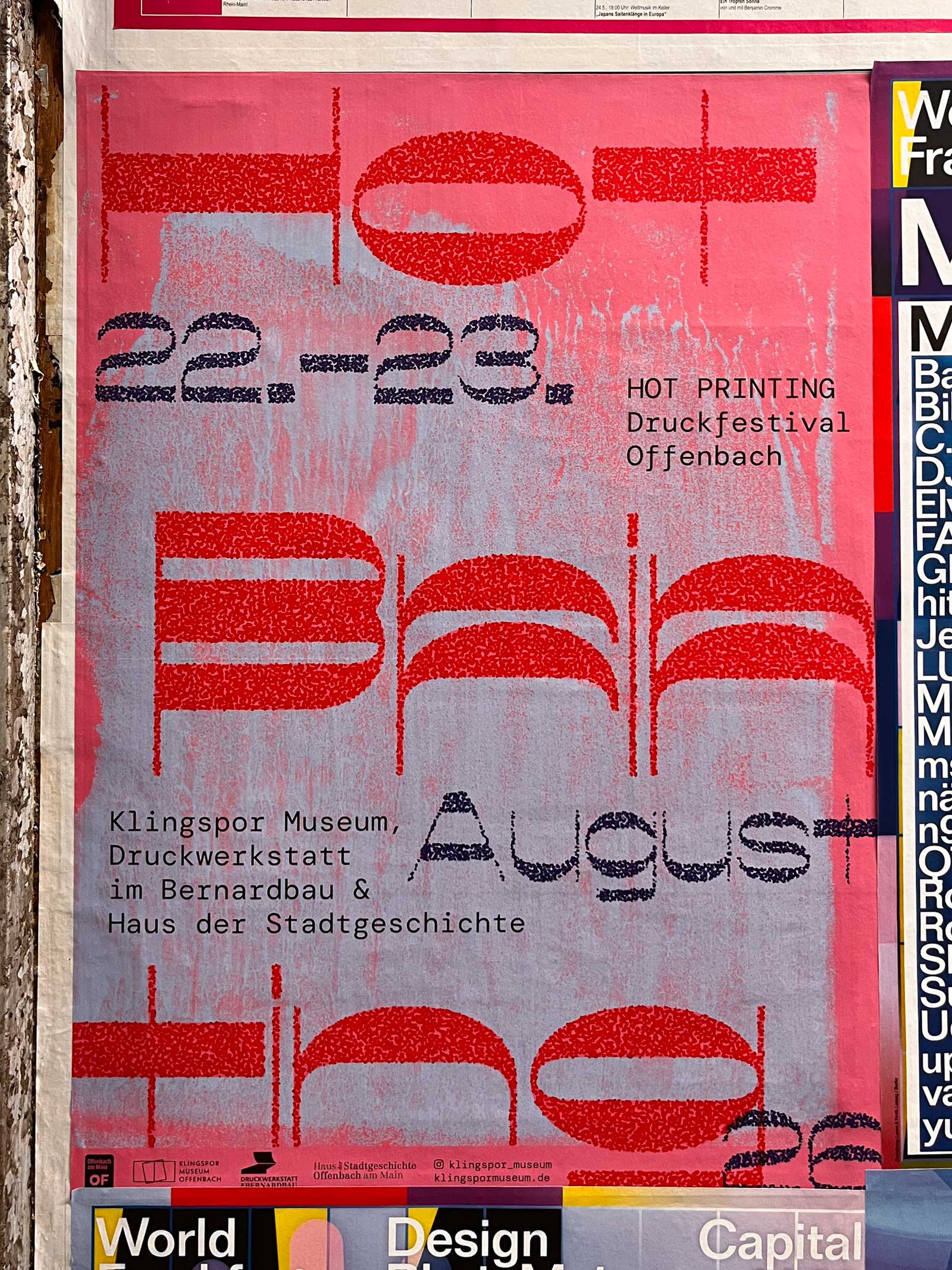 Plakatdesign in Frankfurt: Klingspor Museum (Offenbach) – Hot Printing Festival