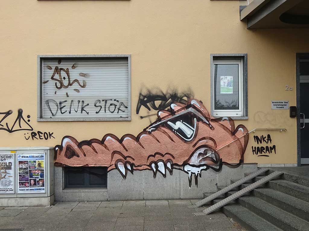 Urban Art: Krokodil in Frankfurt