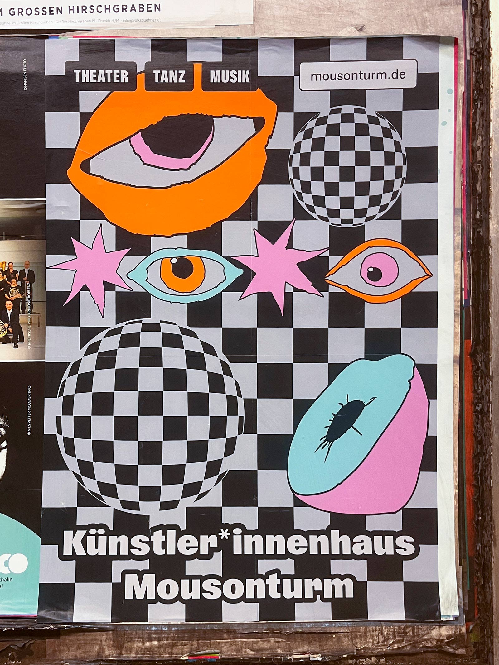 Plakat Design / Gestaltung in Frankfurt: Künstler*innenhaus Mousonturm
