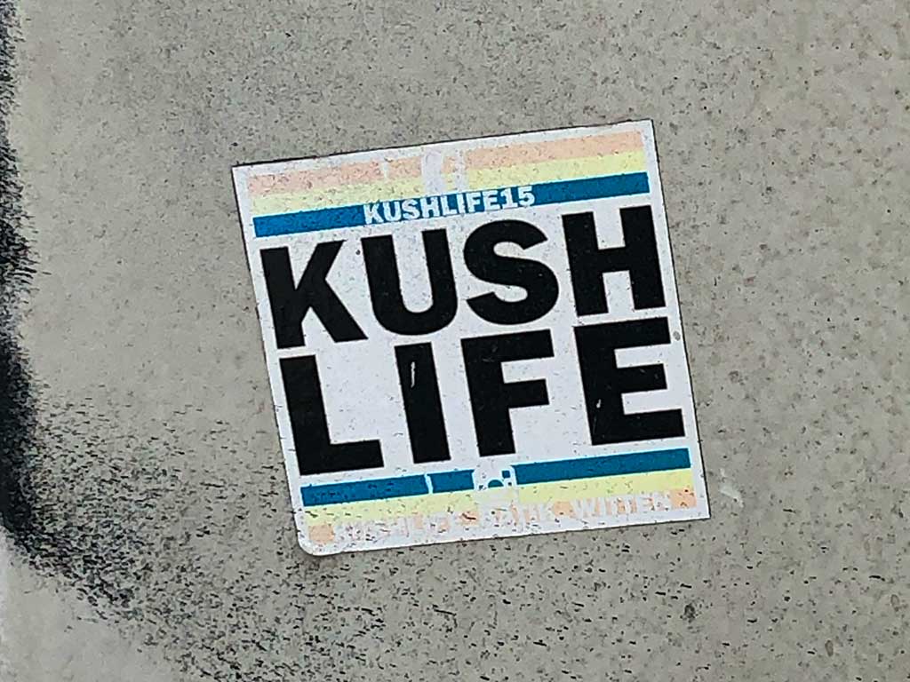 RUN DMC Logo Meme KUSH LIFE