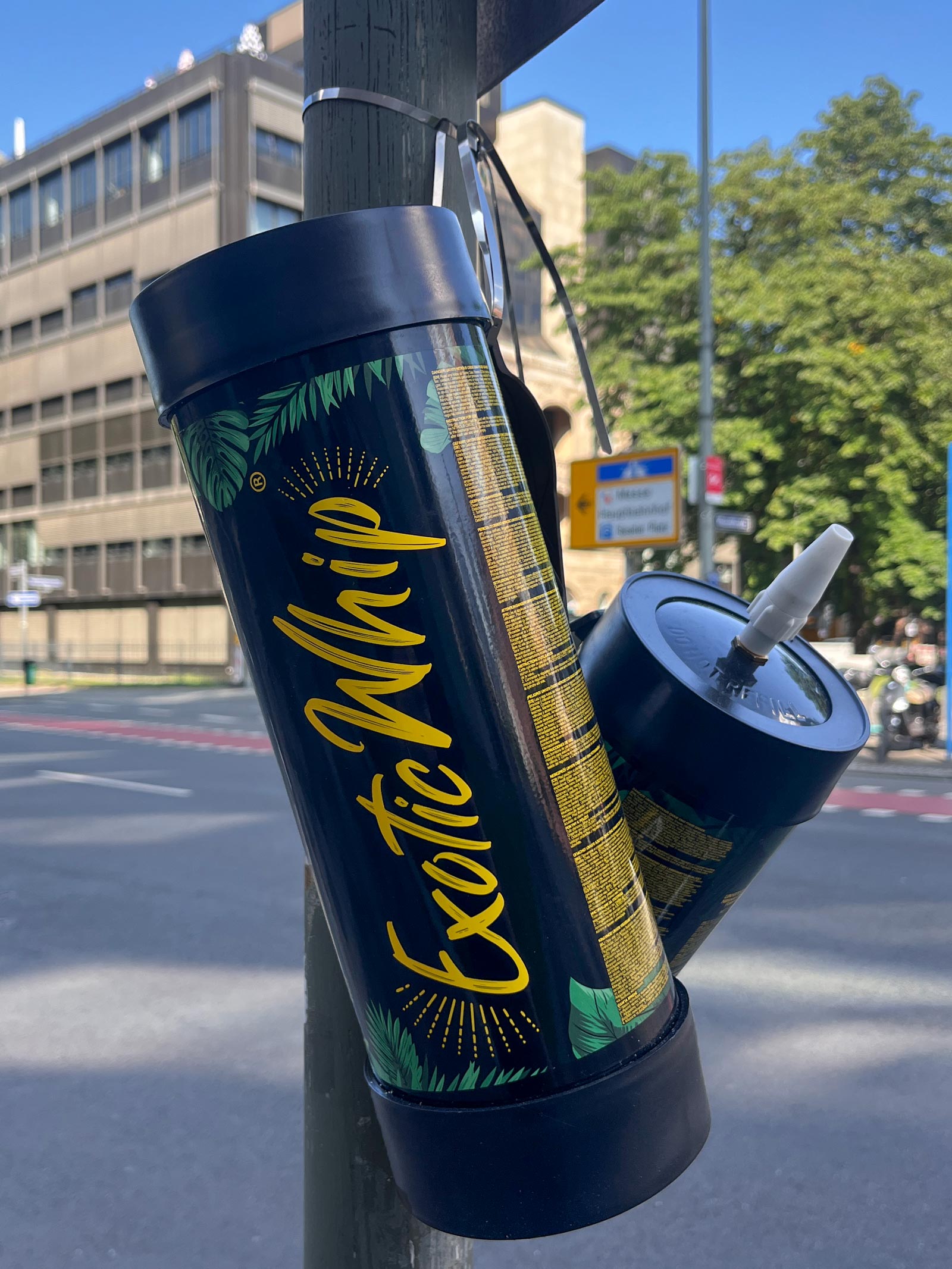 Lachgas in Frankfurt