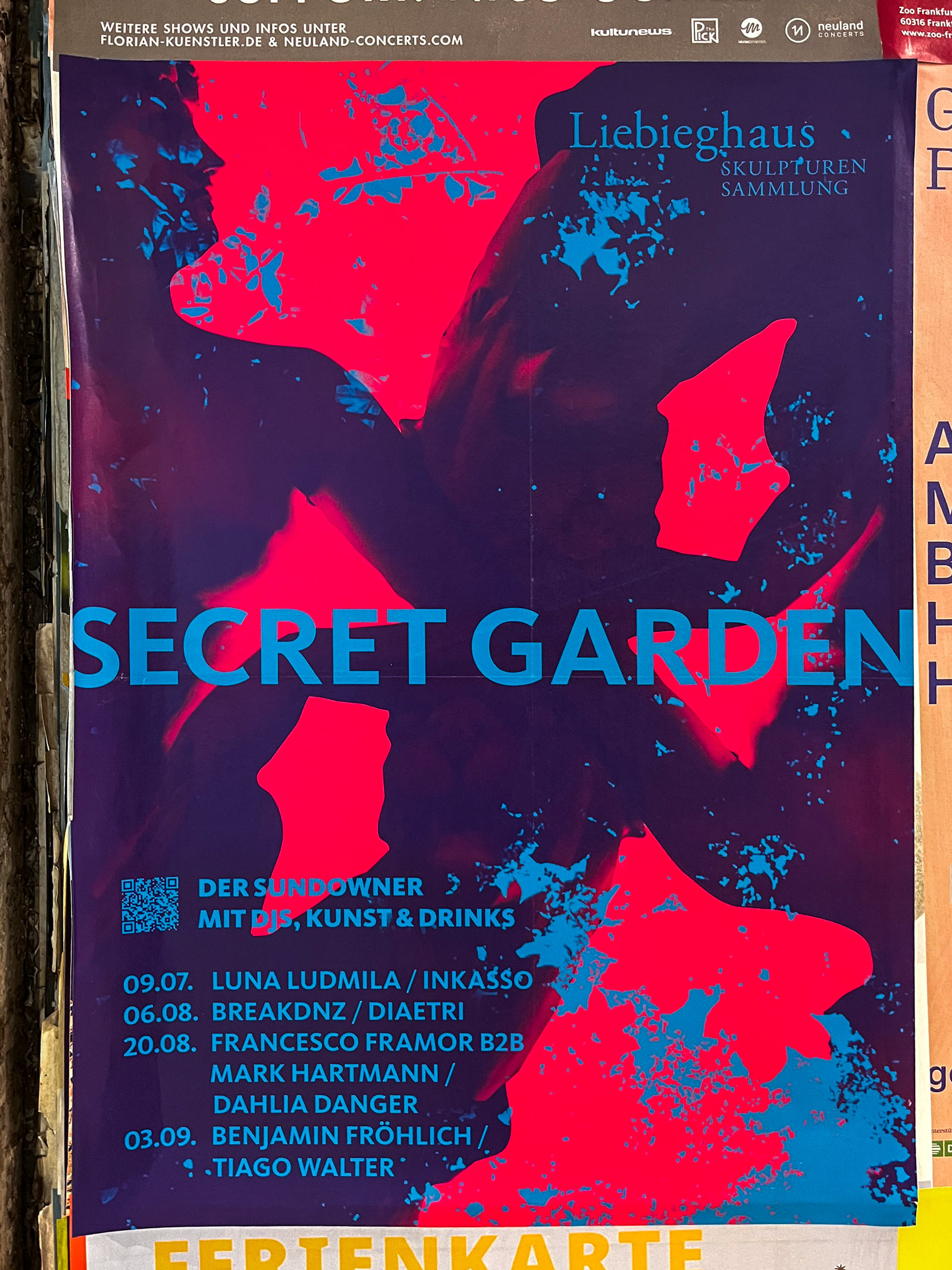 Plakatdesign in Frankfurt: Liebieghaus – Secret Garden