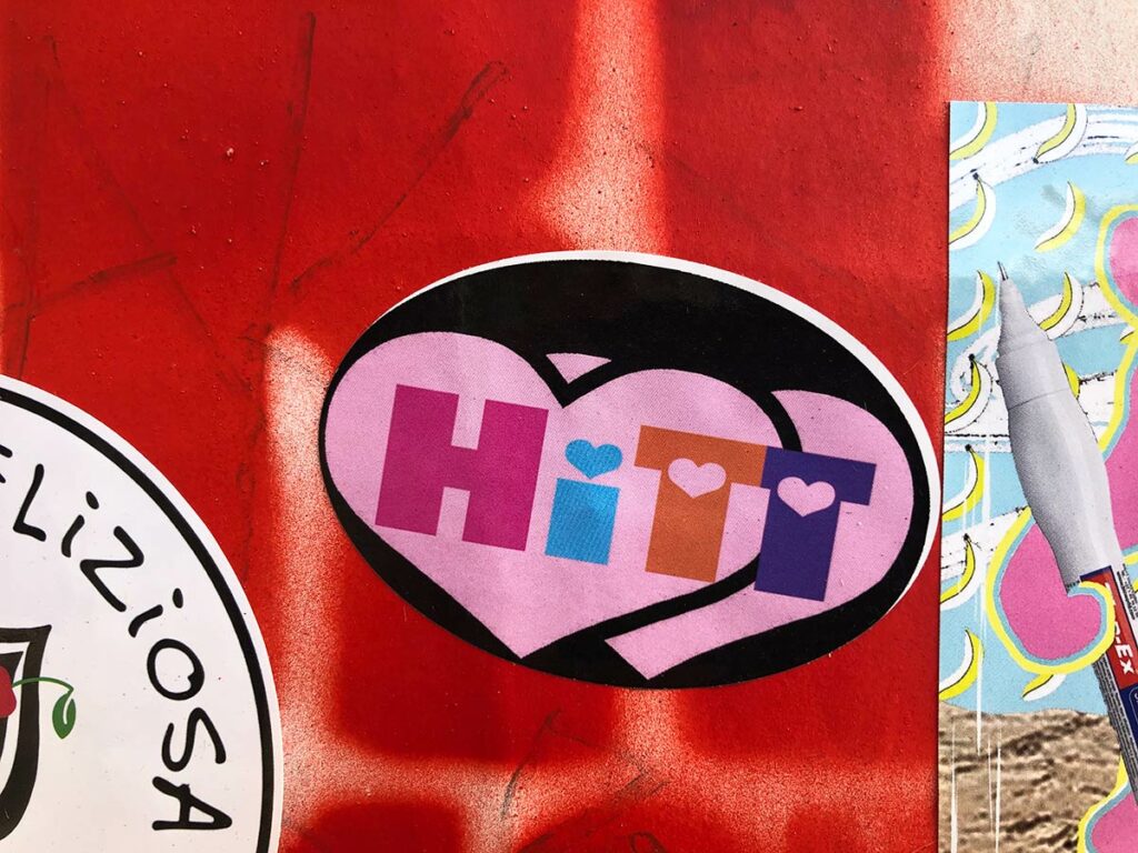 Logo Rebranding Streetart: Hitt statt Hipp