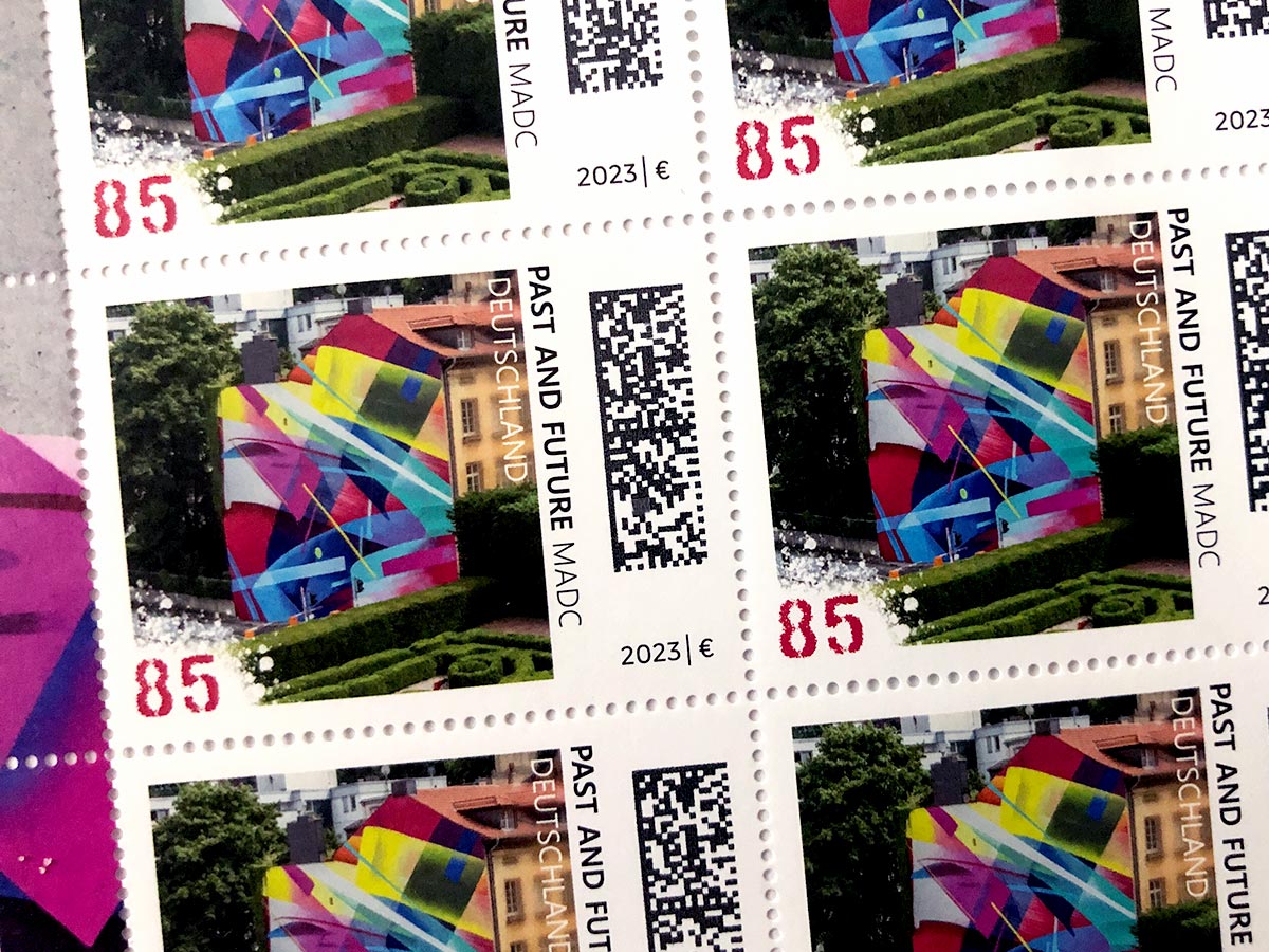 Mad C - Past and Future - Briefmarke der Deutschen Post