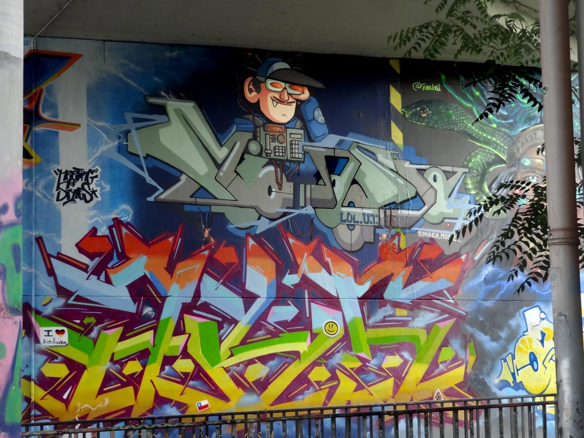 Meeting of Styles 2023 in Wiesbaden - Wall with Dmitry Miasa and Mr. Ans
