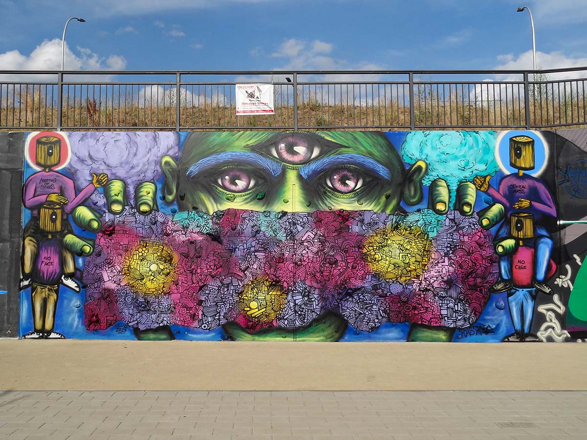 Meeting of Styles in Wiesbaden - Wall with Mads Sonne, Tom Magarian and Ollio