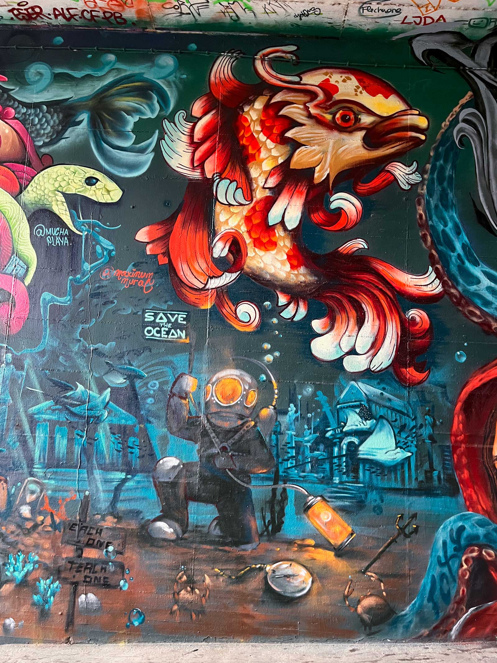 Underwater World Wall at Int. Meeting of Styles 2025 in Wiesbaden (Germany)
