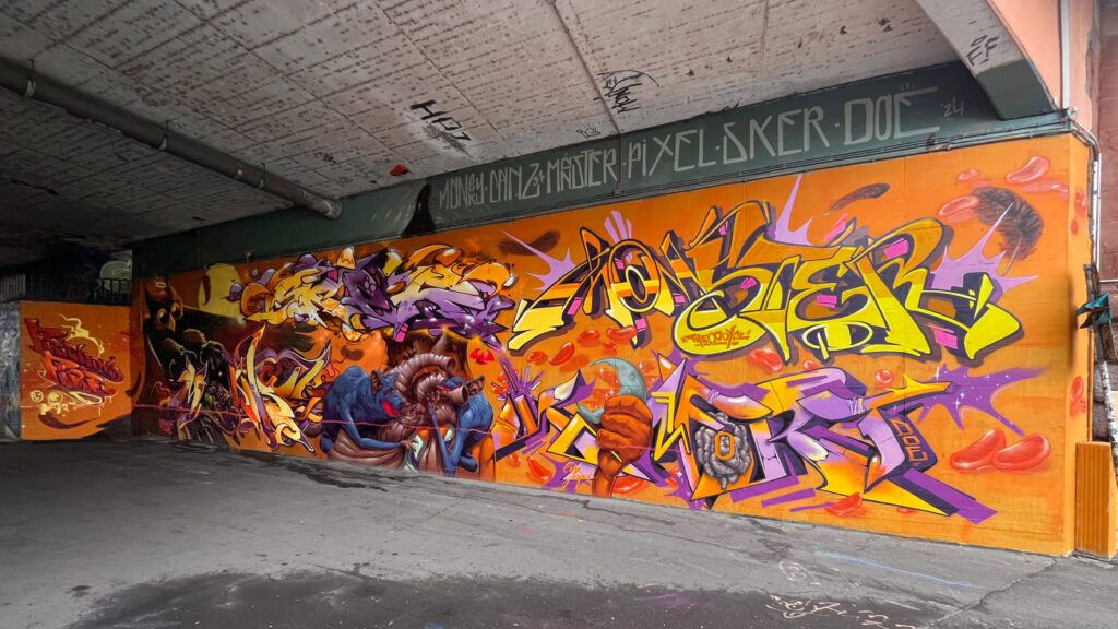 Friendly Fire Wall at Int. Meeting of Styles 2025 in Wiesbaden (Germany)