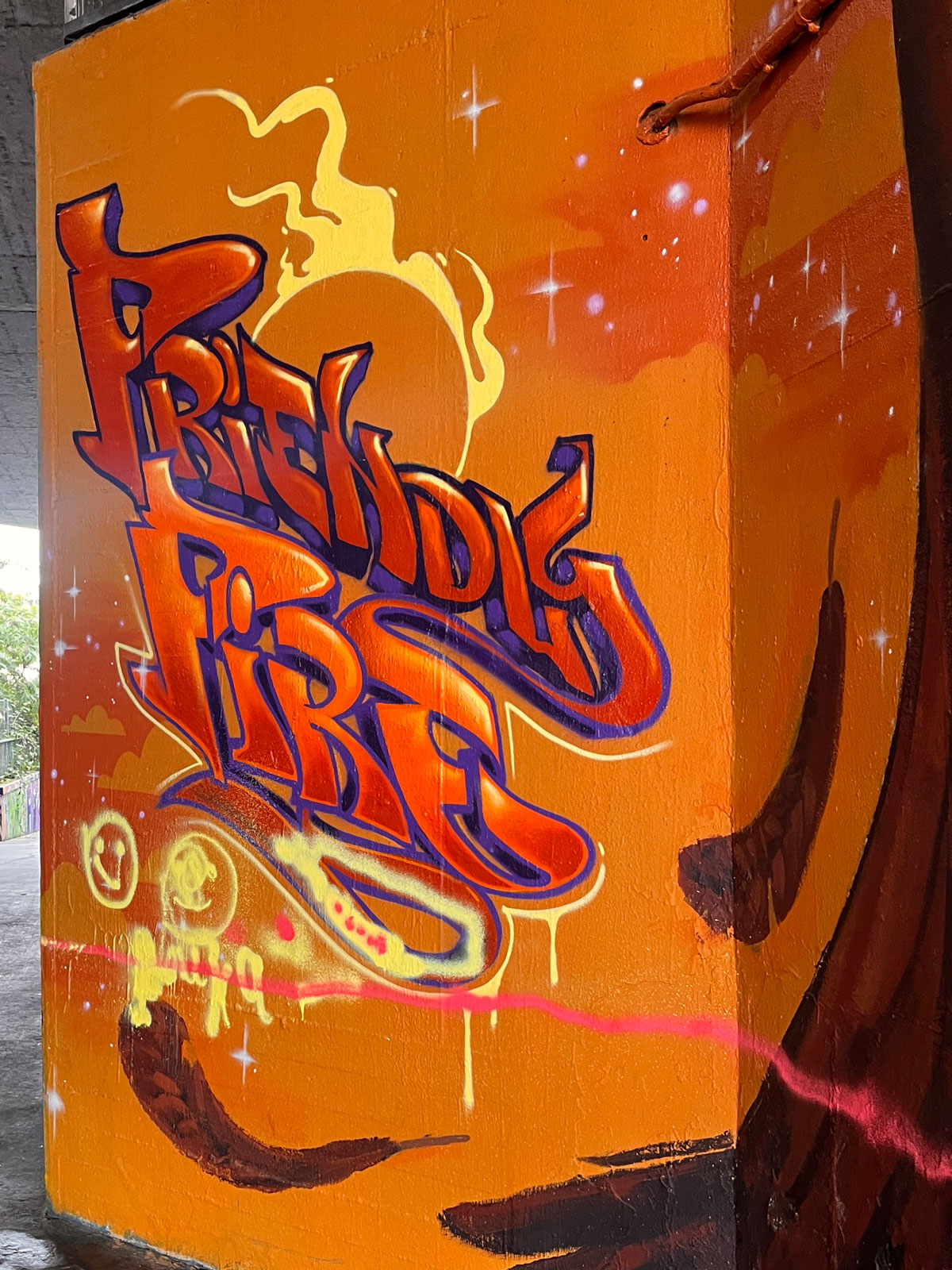 Friendly Fire Wall at Int. Meeting of Styles 2025 in Wiesbaden (Germany)