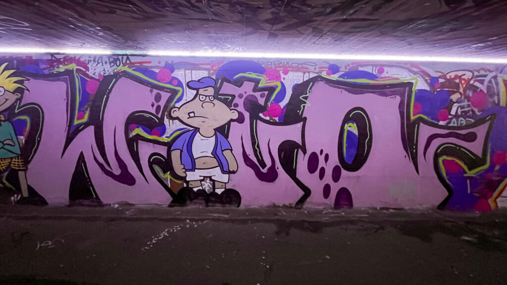Meeting of Styles 2025 in Wiesbaden (Mainz-Kastel) – Bilder in der kleinen Unterführung