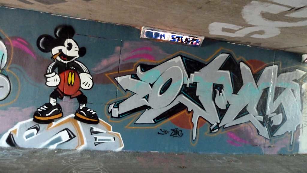 Mickey Mouse Streetart