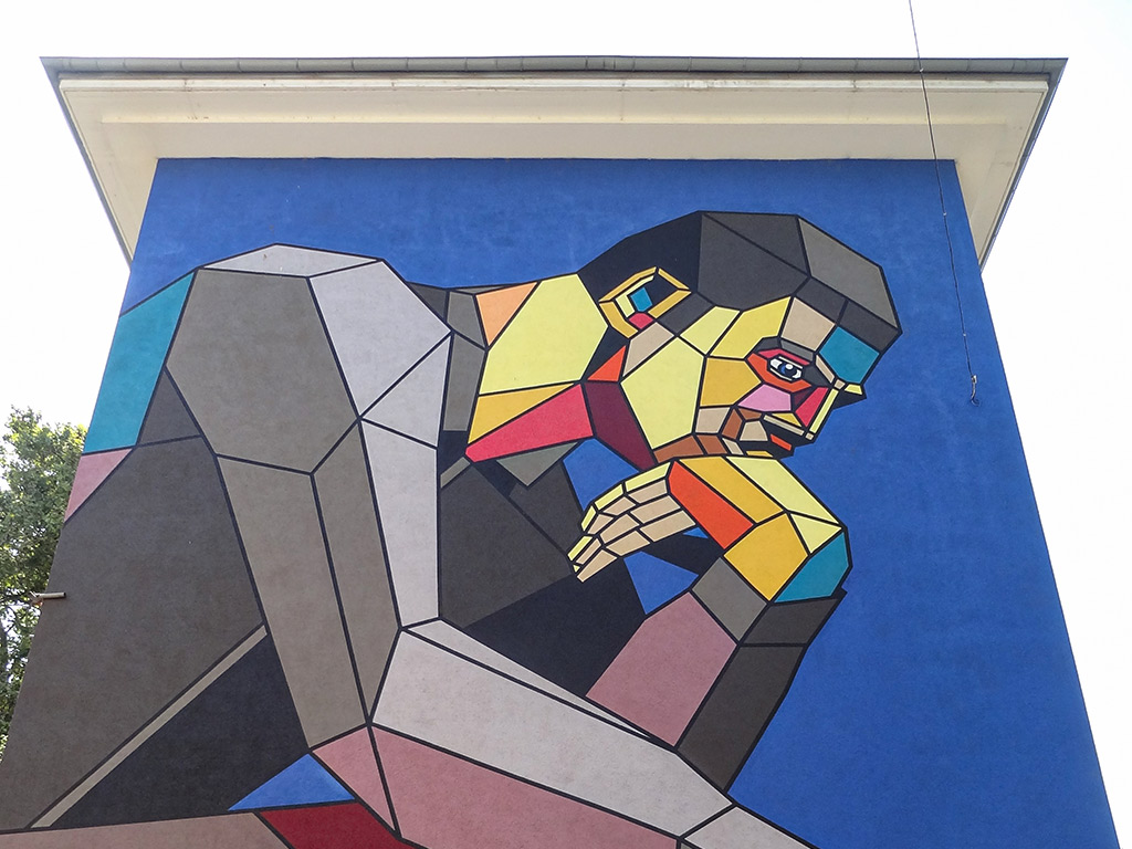 Mural in Mannheim: Dmitri Aske - The Modern Thinker