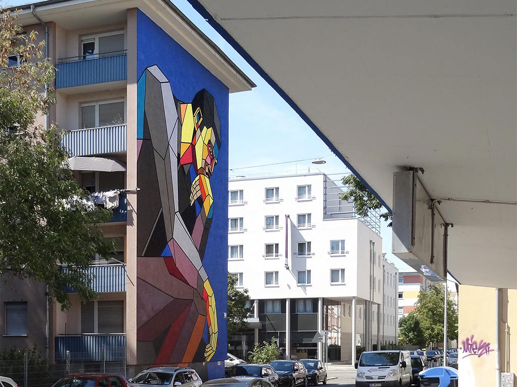 Mural in Mannheim: Dmitri Aske - The Modern Thinker