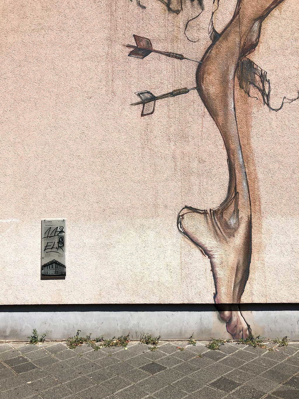 Mural von Herakut für das „Stadt Wand Kunst“-Projekt in Mannheim